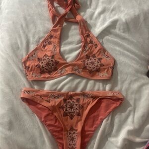Beach Riot Coral Star Bikini